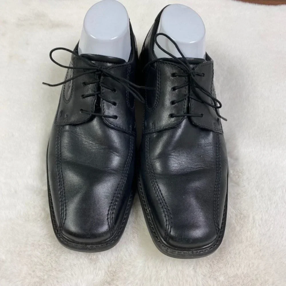 Ecco New Jersey Bike Toe Lace Up Leather‎ Oxfords, size 7